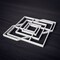 Ekena Millwork Extra Small Norwood Decorative Fretwork Wall Panels in Architectural PVC, 7 3/8"W x 7 3/8"H x 3/8"T WALP08X08NWD - alternate 3
